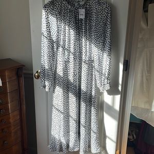 J. Crew polka dot dress size 8